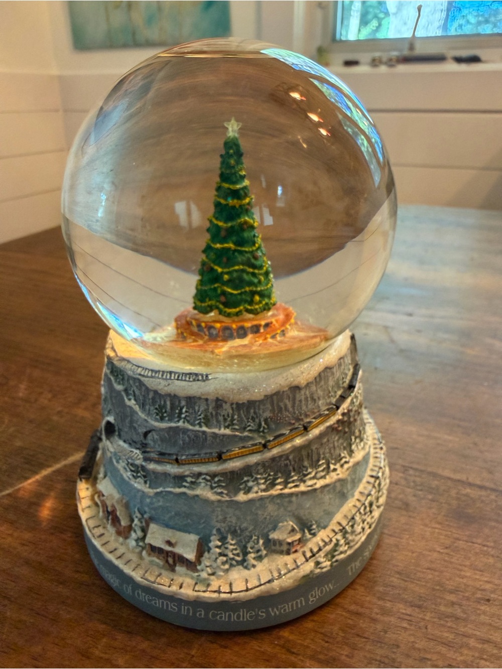 Polar Express Snow Globe